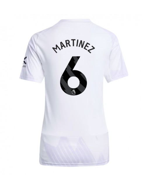 Manchester United Lisandro Martinez #6 Replika Borta Kläder Dam 2025-26 Kortärmad Manchester United Lisandro Martinez #6 Replika Borta Kläder Dam 2025-26 Kortärmad